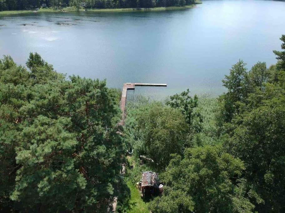 Penthouse Bernd Im Waldschloesschen Direkt Am See Wendisch Rietz Bagian luar foto